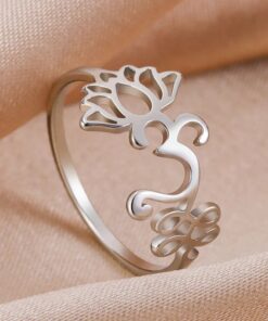 Bague Symboles - Om Unalome