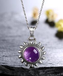 boucles d'oreilles améthyste